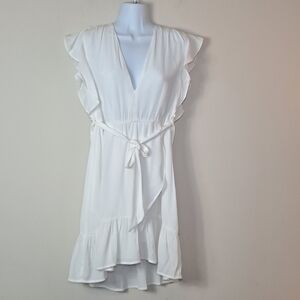 Bardot White Mini Dress Sz 8